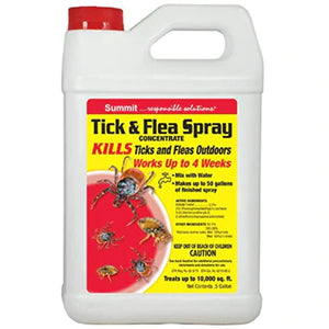 SUMMIT...REPONSIBLE SOLUTIONS. TICK & FLEA SPRAY - CONCENTRATE