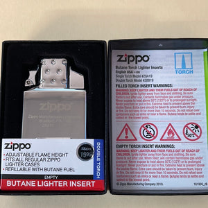 Zippo Double Torch Butane Lighter Insert