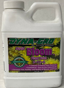 Dyna-Grow Liquid Bloom Plant food 3-12-6
