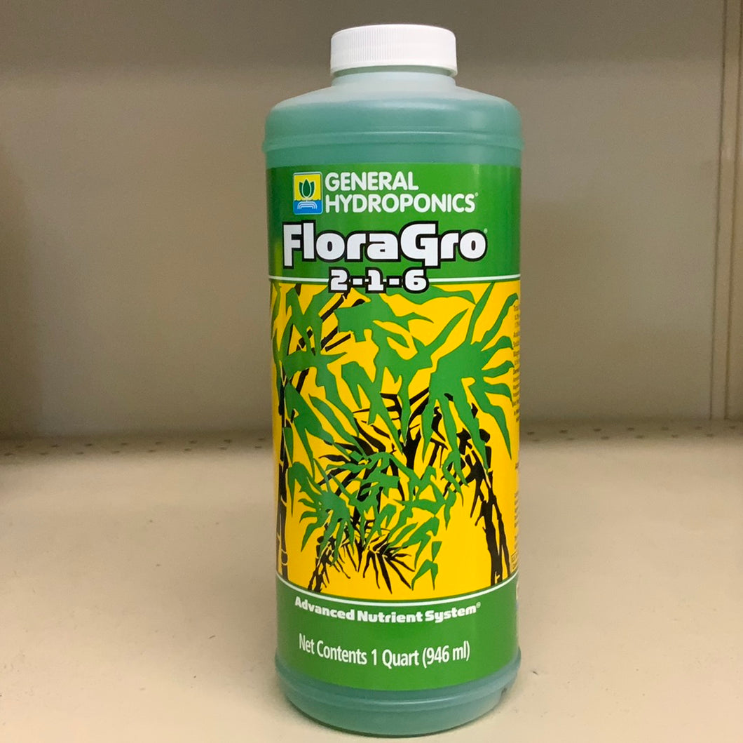 General Hydroponics FloraGro 2-1-6