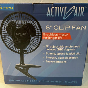 ActiveOAir 6” Clip Fan