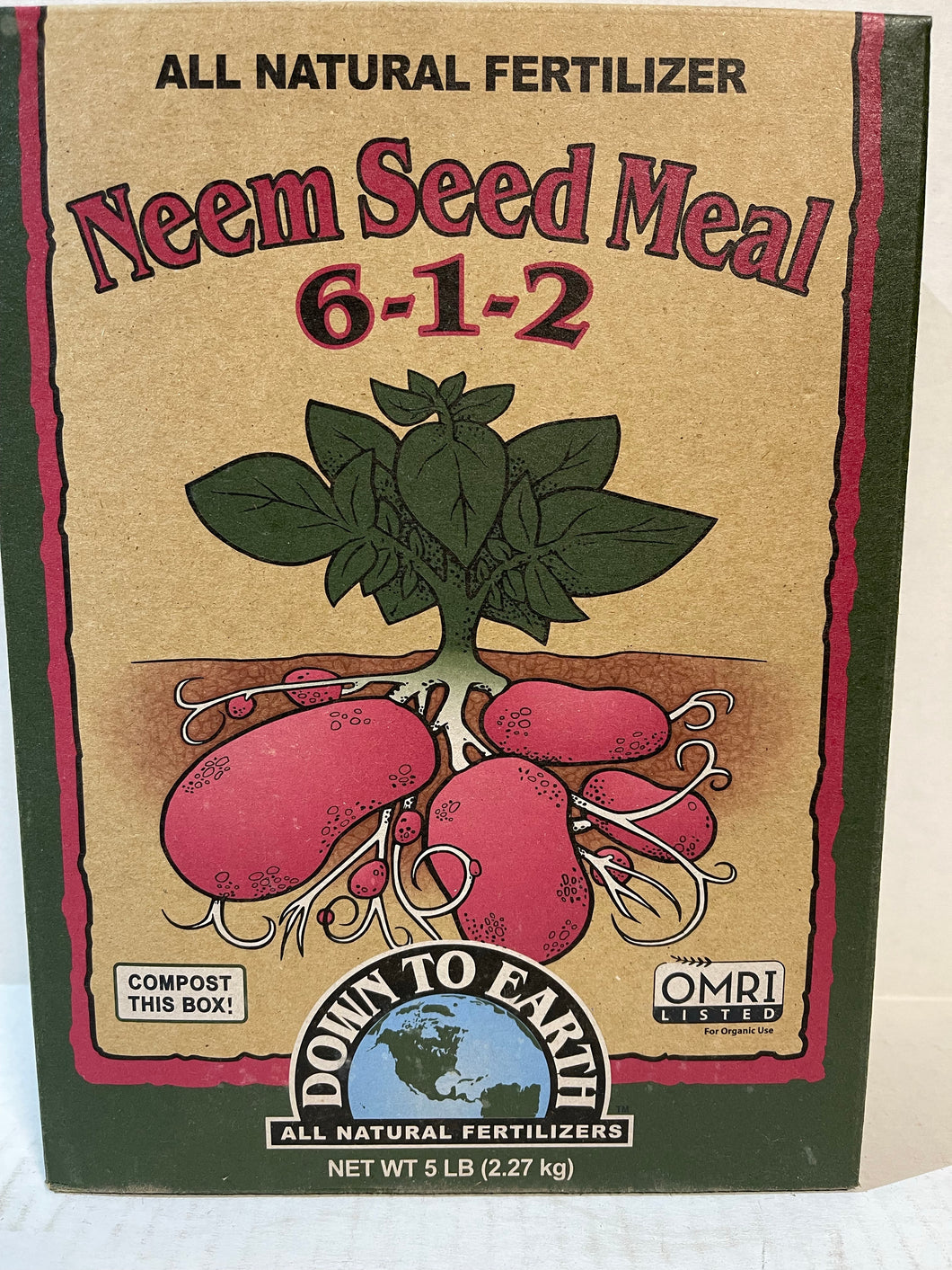 Down To Earth Neem Seed Meal 6-1-2