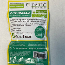 Load image into Gallery viewer, Patio Essentials Kids size Citronella wristbands