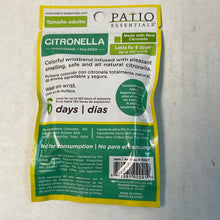 Load image into Gallery viewer, Patio Essentials Citronella Wristband Adult Size