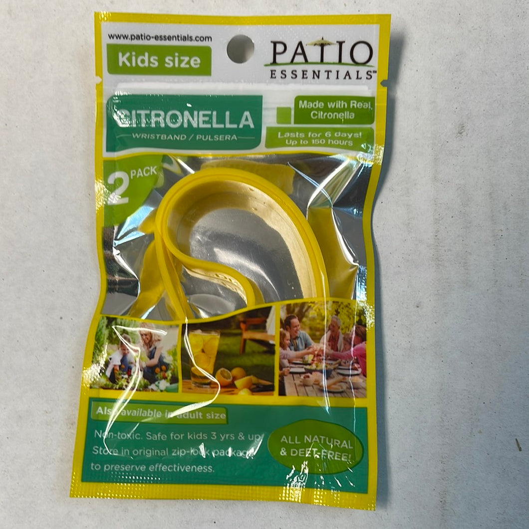 Patio Essentials Citronella Wristband Kid size