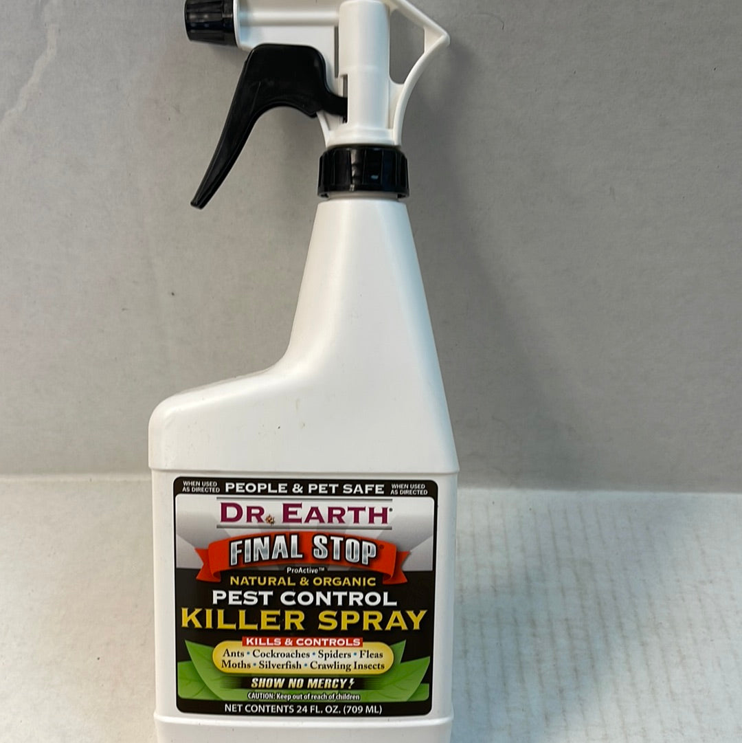 Dr. Earth Final Stop Pest Control Killer Spray 24 oz