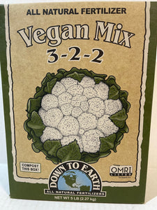 Down To Earth Vegan Mix 3-2-2