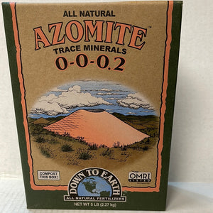Down To Earth Azomite Trace Minerals 0-0-0.2